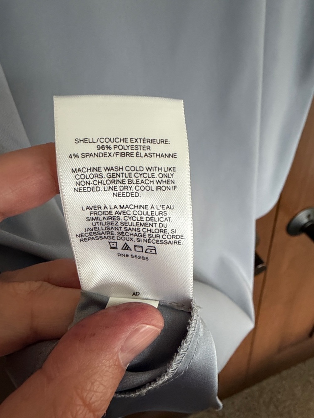 Express V-Neck Zip-Front Blouse - Picture 5 of 5